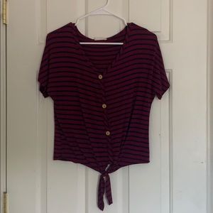 Women's Botton Tee Shirt